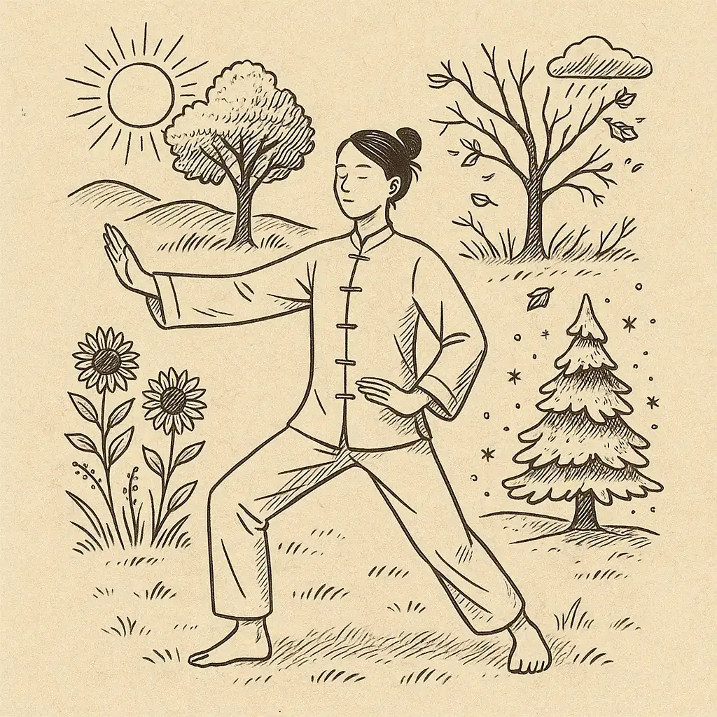 Dessin d'une personne jambe en avant et l'autre en arrière avec le bras droit tendu et l'autre en retrait