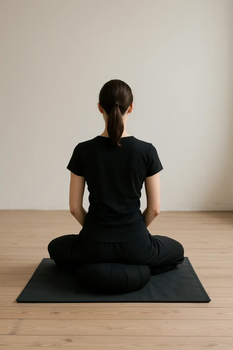 posture en méditation zen